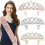 Kit composto da fascia e tiara con strass per la festeggiata (1 set) 4