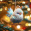 Natal Buddha akryl vedhæng til bilspejl 2