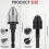 Mèche de mandrin sans clé Grusce, queue hexagonale 1/4", 0,3-6,5 mm, 2 2