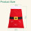 Saco de Natal de veludo vermelho com cordão, 68,5 x 33 cm (27 x 13 polegadas) 3