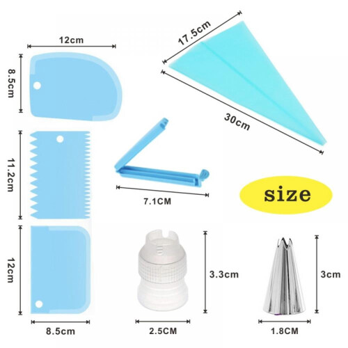 Cake Decorating Kit with Icing Tips and Pastry Bags 14-Piece 2