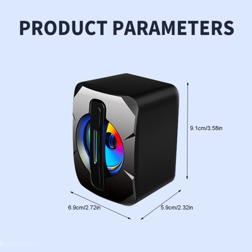 Fankiway USB Mini Speaker Hifi Stereo2 stuks 2