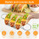Ensemble de support à tacos en acier inoxydable Grusce, 8 pièces 2