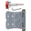 Verstelbare scharniergatzoeker van 35 mm, aluminiumlegering 2