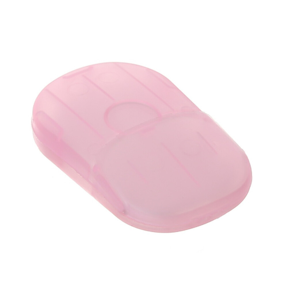 Stoyotu (Pink) Portable Soap Paper Disposable Travel Camping Mini Cleaning Soaps For Washing Cleaning Hand For Outdoor Hiking Outdoor Supplies