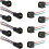 Grusce4-pin IP67 αδιάβροχοι σύνδεσμοι16AWG6 ζεύγη 2