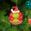 Acrylic Green Christmas Tree Ornament Single-Side Printed 1 4