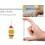 Acrylic Green Christmas Tree Ornament Single-Side Printed 1 5