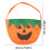 Halloween godispåsar orange non-woven 12 st 3
