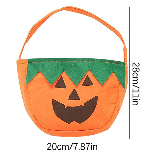Halloween godispåsar orange non-woven 12 st 2