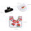 Weihnachtsmann-Tür- und Toilettendeckel-Set (4-teilig) 4