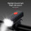 USB Rechargeable LED Bicycle Headlight Front 1 Pack 6