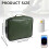 Bolsa ignífuga para documentos, impermeable, de 3 capas con cierre. 4