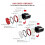 Aluminum Bike Headlight and Taillight Set 3