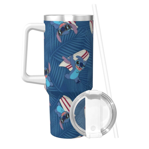 Stitch Personalisierter 40oz Edelstahlbecher mit 1