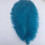 Penas de avestruz em azul natural (lago) 15-20 cm (6-7,9 polegadas) - 20 unidades 2
