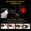 Aluminum Bike Headlight and Taillight Set 6