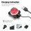 LED bike light set headlight and taillight 2 pieces 4
