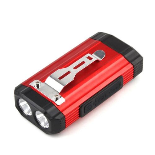 Red Bike Headlight Rechargeable Cycling Light 2