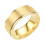 Dames trouwring met titanium plating, maat 8 4