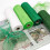 Poly Burlap Dekorativt Meshband 25 cm brett, 4 rullar 5