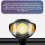MTB bicycle headlight with speedometer, horn, USB charging, 4