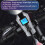 MTB bicycle headlight with speedometer, horn, USB charging, 8