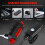 Bike Light Set USB Rechargeable Front and Rear LED 7