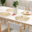 Runde Tischsets mit Blumenmuster, 4er-Set, bronzefarbenes Metallic-Vinyl 7