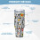 Vaso de acero inoxidable de Mickey Mouse de 40 oz con asa y 6