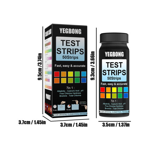 Pool and Spa Test Strips 7-in-1 50-count 2