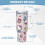 Hello Kitty personlig 40oz rustfritt stålglass med 6