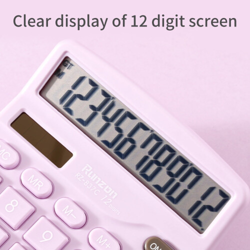 ZYXWVU Scientific Calculator 12-Digit LCD Display 2