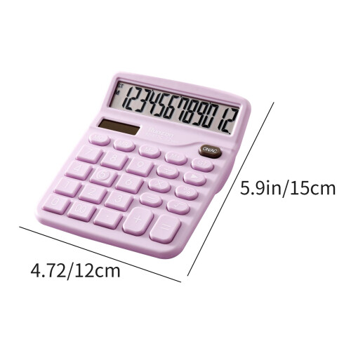 ZYXWVU Scientific Calculator 12-Digit LCD Display 1