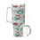 40oz Personalized Tumbler with Handle and Straw 2