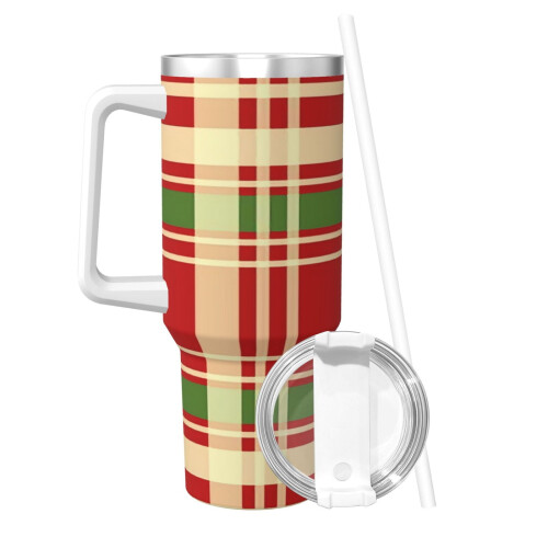 Personlig julepledd-glass i rustfritt stål, 40 oz 1