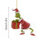 Grinch Christmas Tree Ornament Black Acrylic 2D Hanging 2