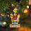 Grinch Christmas Tree Ornament Black Acrylic 2D Hanging 6