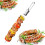 Grillspieße aus Edelstahl mit Stopfer, 6er-Pack 2