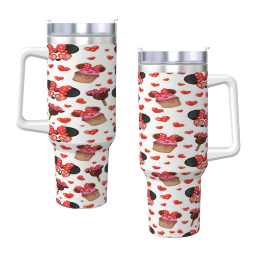 Mickey Mouse 40oz Edelstahlbecher mit Griff und 2