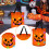 Pumpkin-shaped plush throw pillow for fall and Halloween 5