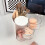 Roterende holder til makeupbørster i transparent ask, 1 stk. 5
