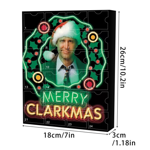 Calendrier de l'Avent des vacances de Noël (24 pièces) 2
