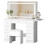 ALFORDSON Coiffeuse Maquillage Miroir Vanité Éclairage LED Chambre à Coucher 1