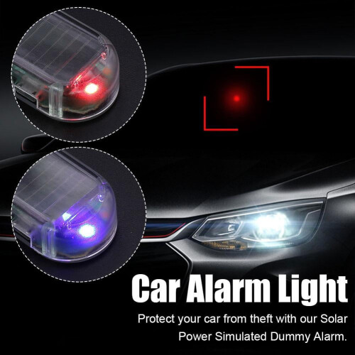 Solární LED atrapa autoalarmu 2