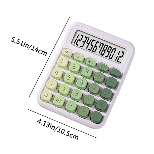 Calcolatrice scientifica e di base a 12 cifre, design portatile 2