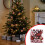 Christmas Tree Ornaments Set Silver White 16 pcs 5