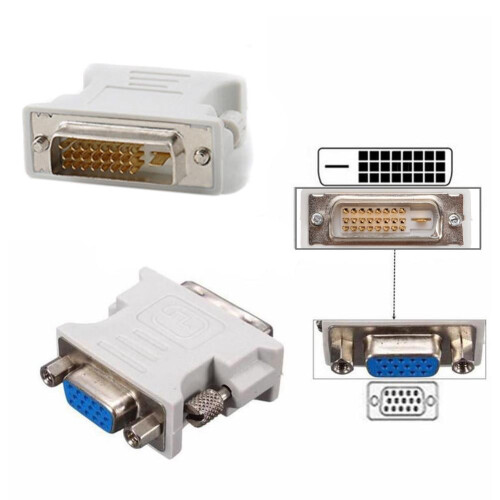 VGA anya - DVI-D apa átalakító, 1 darab 1