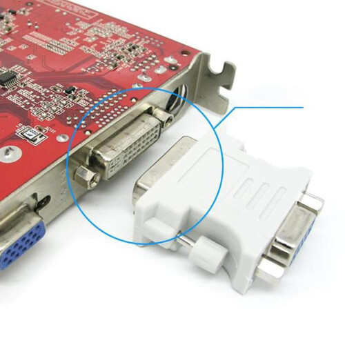 VGA anya - DVI-D apa átalakító, 1 darab 2