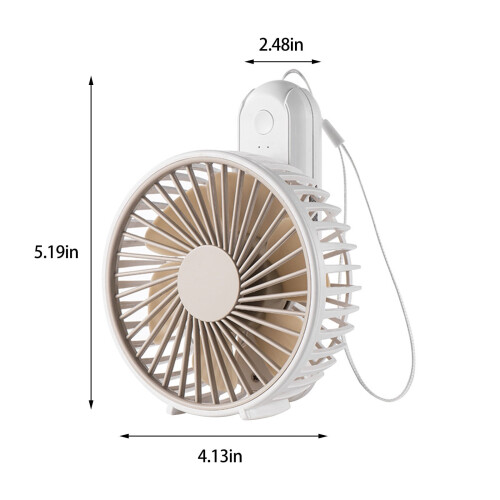 Mini handheld fan portable USB folding outdoor use 2